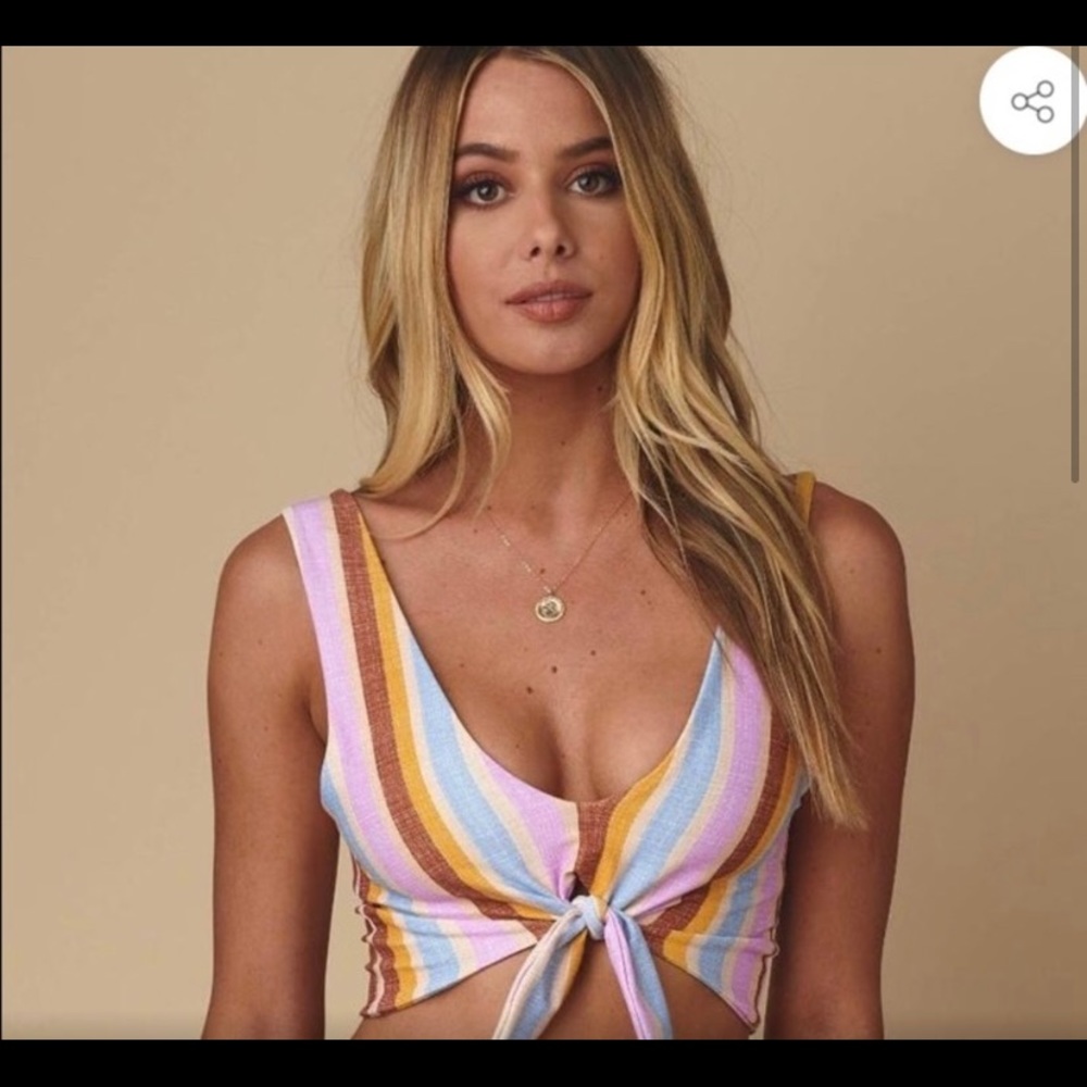 Sold out! Montce Mallorca stripe Kim bikini top